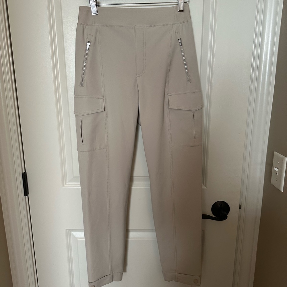 Athleta  High Rise Cargo Pants 
Textured, stretch fabric in a tapered fit.